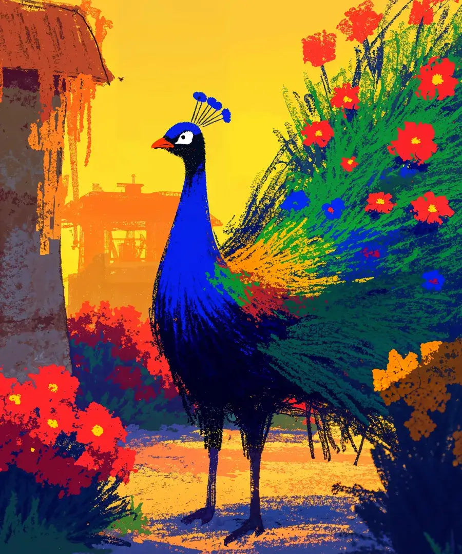 Il Pavone del Tramonto | Animali